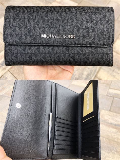 amazon prime michael kors carry all wallet|Michael Kors trifold wallet men's.